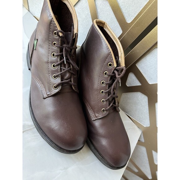 Kingtreads CSA Men Work boots Leather Brown steel toe Sole Sz 9.5 Class Grade 1 - Picture 5 of 14